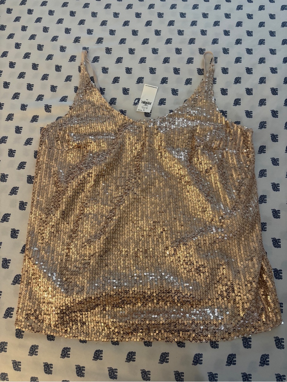 Banana Republic Gold Sequin Camisole